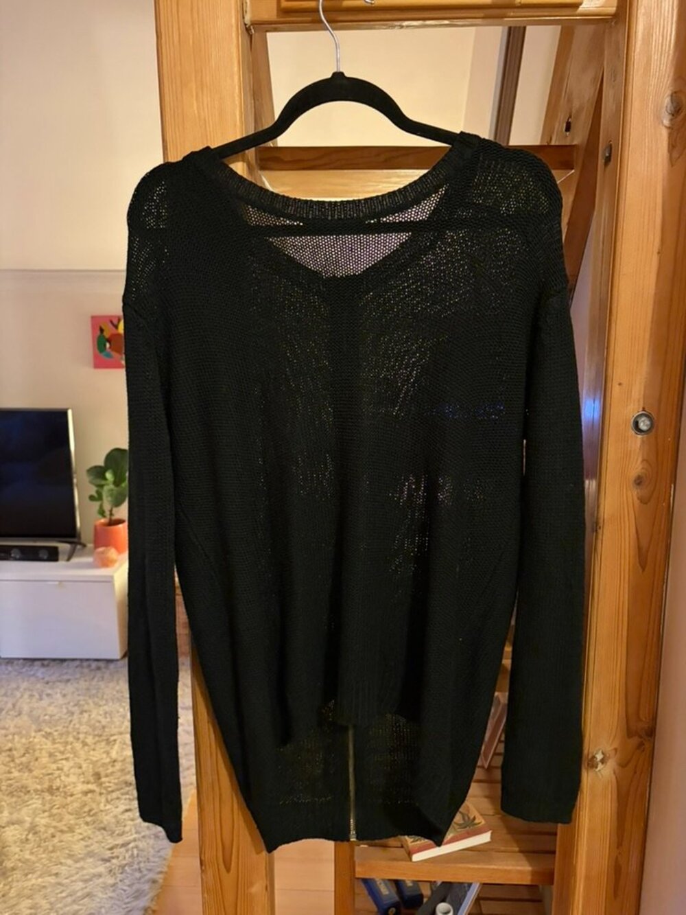 Black Knit Sweater - Picture 2 of 3